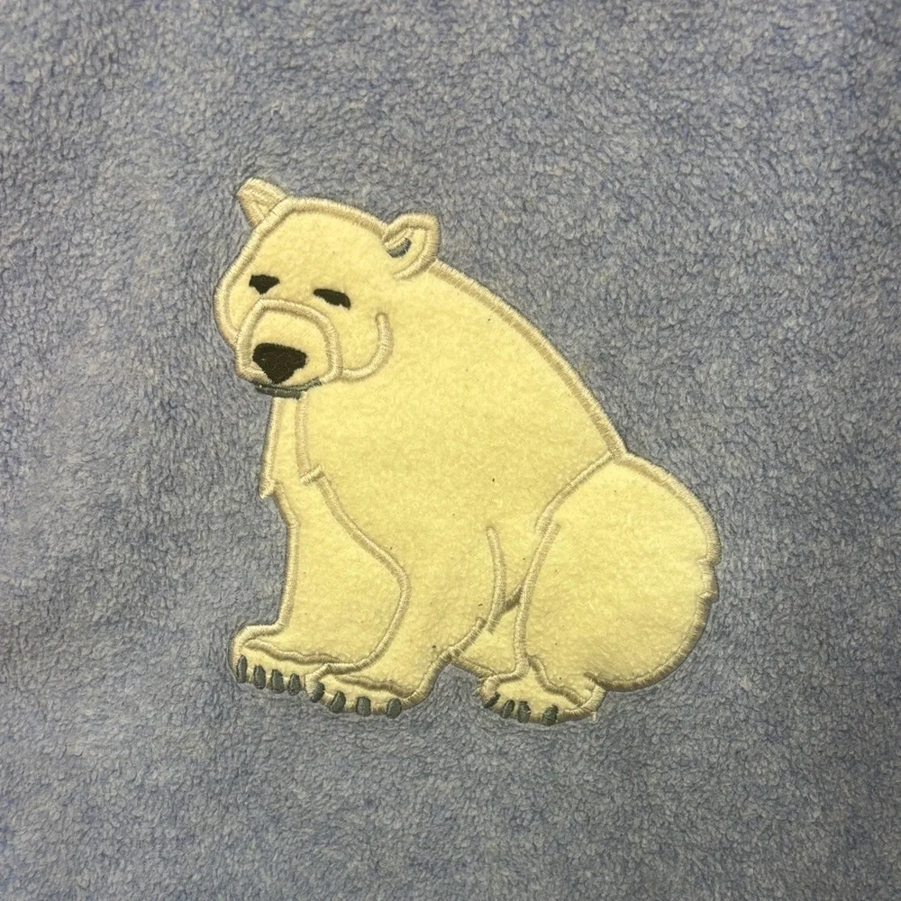 Baby GAP 12-18mo Light Blue Polar Bear Sweater in GUC- great item for bundling!